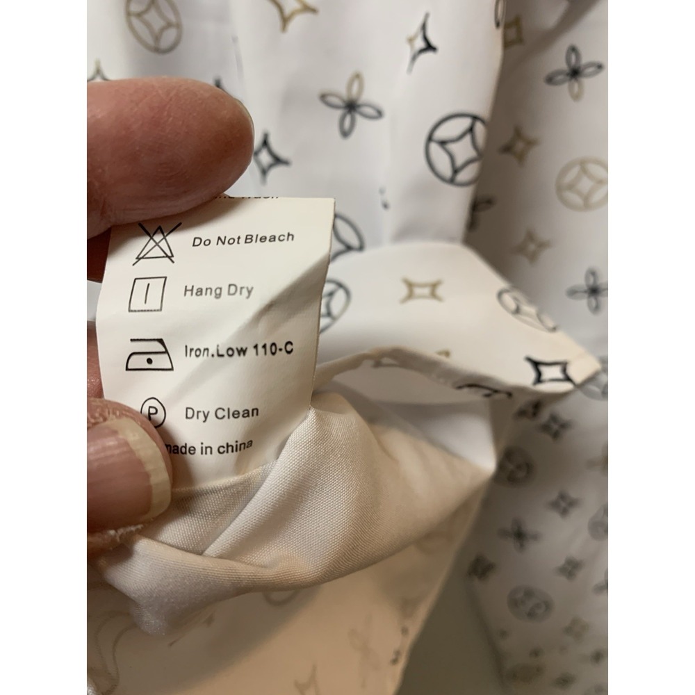 CHUXX Dress Shirt Mens Size 3XL Italian Design Long Sleeve Button Lightweight - Picture 7 of 14